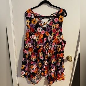 Torrid Floral Mini Dress NWT
